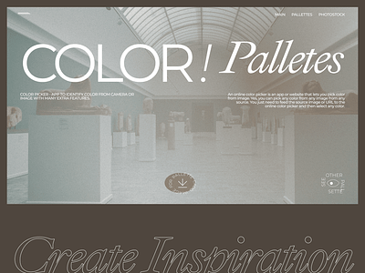 Color! Palletes® branding brutalism clean colors design digital gradient graphic design hero block identity inspiration landing palletes primitives product design typography ui web web design website