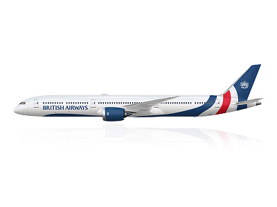 British Airways 787 Livery Re-design airline airline logo airliner boeing brand design branding branding concept design graphic design logo