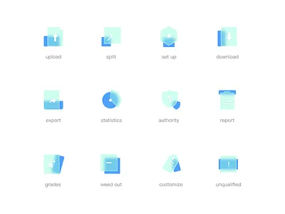 Frosted glass style icon app icon illustration logo ui 设计