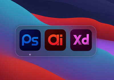 Redesign Of Adobe Software Logos (Photoshop, Illustrator, XD) adobe adobe illustrator adobe photoshop adobe xd adobexd ai app design flat icon illustrator logo logotype minimal photoshop ps redesign software vector xd