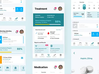 Patient App health care life science treatment details