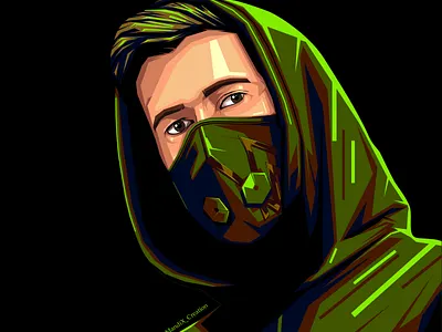 alan walker alanwalker alanwalkermusic illustration illustration art illustrationportrait mandix musician popart portrait themandixcreation vectorart wpap wpapart
