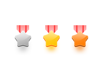Medals badges bronze competition gold leaderboard medal medals ranking silver