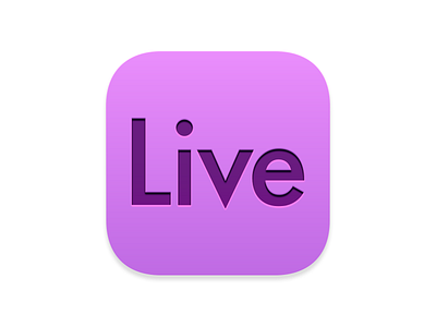 Live 11 Beta — appIcon ableton affinitydesigner affinityphoto big sur bright design icon minimalist neumorphism pink simple vibrant