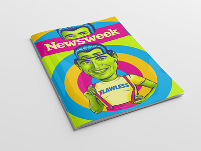 Surreal Newsweek Magazine art color design illustration magazine magazine cover newsweek psychedelic retro surrealism vector vintage