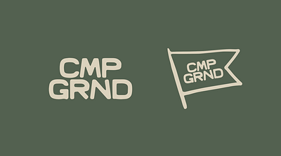 Campground Abbreviated Badges badge branding camp campground design flag icon identity illustration logo logo designer mark stories story type typography