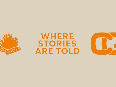 Campground Additional Marks badge branding c campground design fire g icon identity illustration logo logo designer mark monogram story type