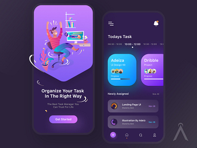 Task Management App UI Conncept app concept app design app ui app ui concept app ui design design figma figmadesign illustration mobile app mobile app ui design task app task management app task manager ui ui ux design ui design uidesign uiux ux