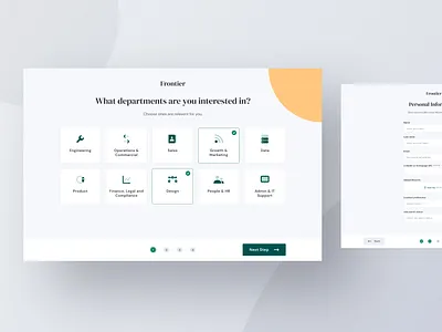 Frontier — Custom form design