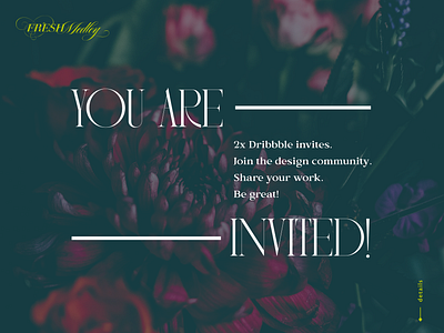 2x Dribbble Invitations! designers dribbble invite dribbble invite giveaway giveaway invite giveaway