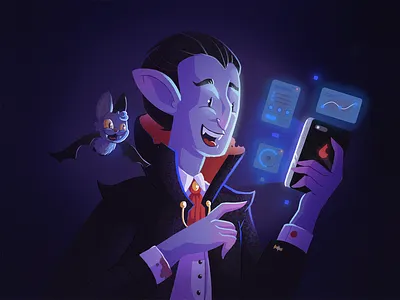 Dark Mode in UI Design for Mobile Apps article blog fireart fireart studio illustration news ui ux web web design