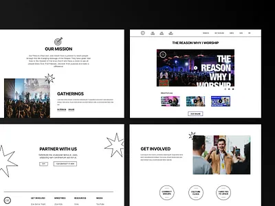 Zoe Church Landing Page Sections christian church clean culture design faith figma icon jesus jesus christ landing landing page los angeles minimal socal ui ux web white space zoe church
