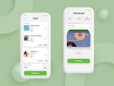 Shopping Cart app cart shop shopping app shopping bag shopping cart ui ux uxui