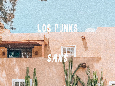 Los Punks Sans custom lettering custom logo customtype font font awesome font design font family hand drawn handletters handmade handmadefont handmadetype punks sans typedesign typogaphy western