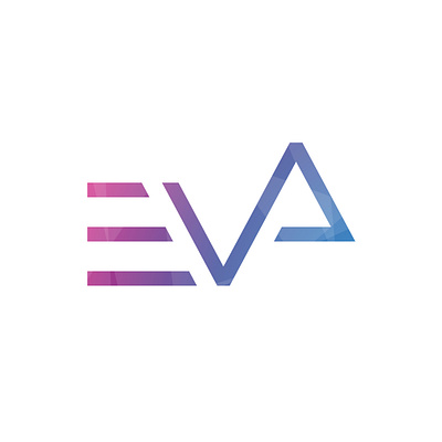 Eva Logo blue logo brand brand design brand identity branding branding design eva hard logo logo design logo design branding logo mark logodesign logos logotype military purple logo solid