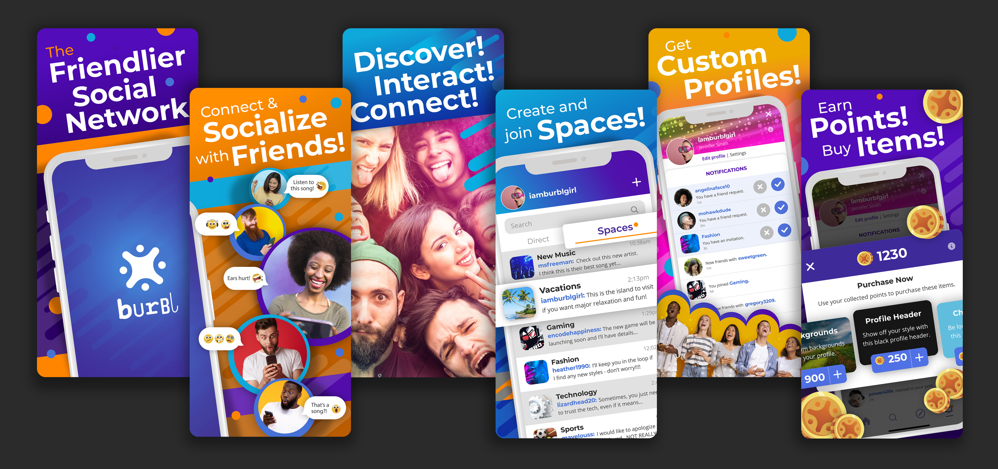 Social Media Mobile App app app store branding design mobile