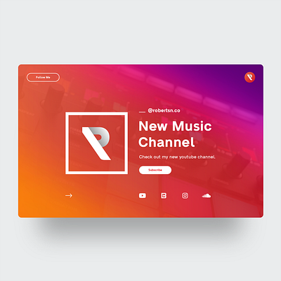 Robertsn Music music musician ui ux youtube channel