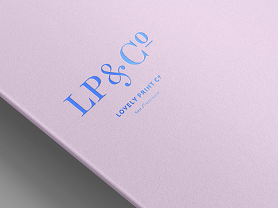 Lovely Print Co. branding design illustration logo packaging typography