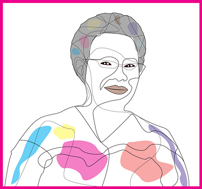 My client work. She is very excited this work. bestdesigner gooddesigner graphicdesigner lineart lines looking looking for job vector