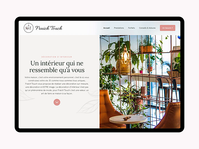 Fraich'Touch Website agence deco decoration design dnd fraich fraichtouch interior touch ui webflow website