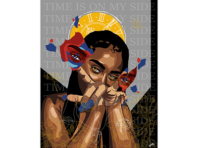 Time Is On My Side art color theory design design art designer designs digitalart drawing illustration newartist painting prints whimsical