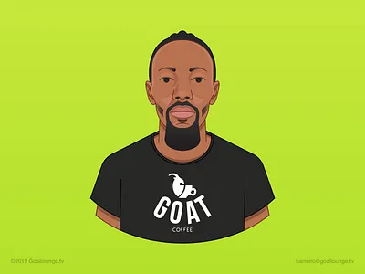 The Barista ☕️ adobe illustrator barista character design claudio barreiro coffee design digital art digital illustration drawing gltv goal lounge tv goallounge goat illustration illustrator man people portrait south africa vector