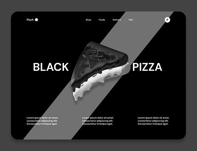 pizza design frontend ui ux webdesign website website design