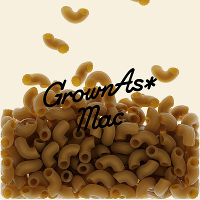 GrownAs* Mac Animation 3d animation branding food logo