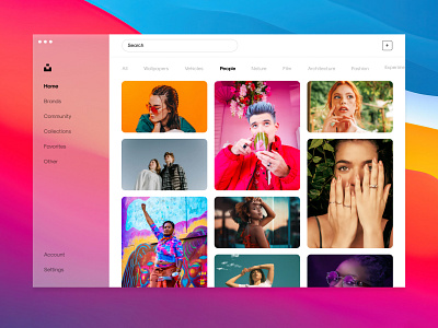 Unsplash Minimal Mac App Concept ✨ 2020 apple daily ui desktop app image app mac app minimal photo app photo editor sri lanka unsplash unsplash app