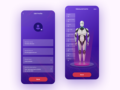 Measurement App animation animations app blue branding character clean design flat graphic design illustration illustrator iot measurement minimal mobile modern ui ux vector