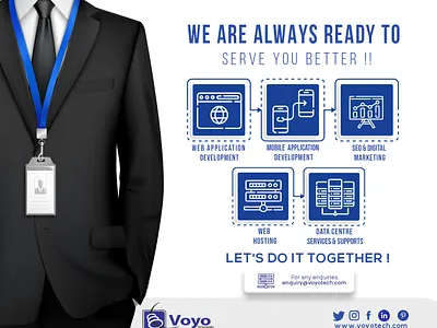 Software Solutions for Business branding graphic design it companies in kochi latest technologies leading company in kerala social outreach with technology team ui ux voyo voyotechnologies