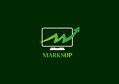 MarksUP - Learning platfrom logo branding flat logo design icon illustration illustrator logo logo design logodesign minimal typography