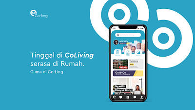 Co-ling (Coliving Brand UI) app branding design flat home logo minimal ui uxdesign vector