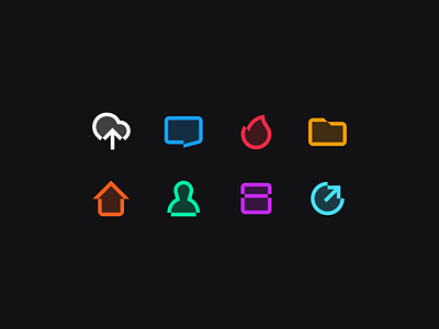 Free icons set arrow bubble business chat cloud face fire folder free geometry glitch home human icon identity link logo mark minimalism path