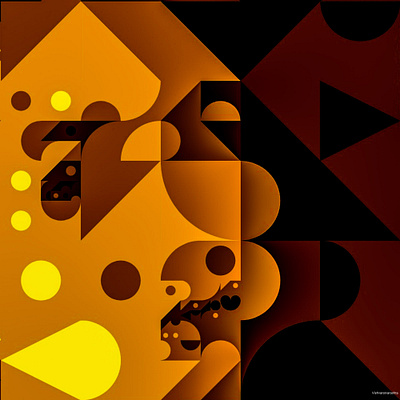 Night creatures abstract abstract art abstract design abstract logo design digitalart digitalportrait graphic graphicdesign