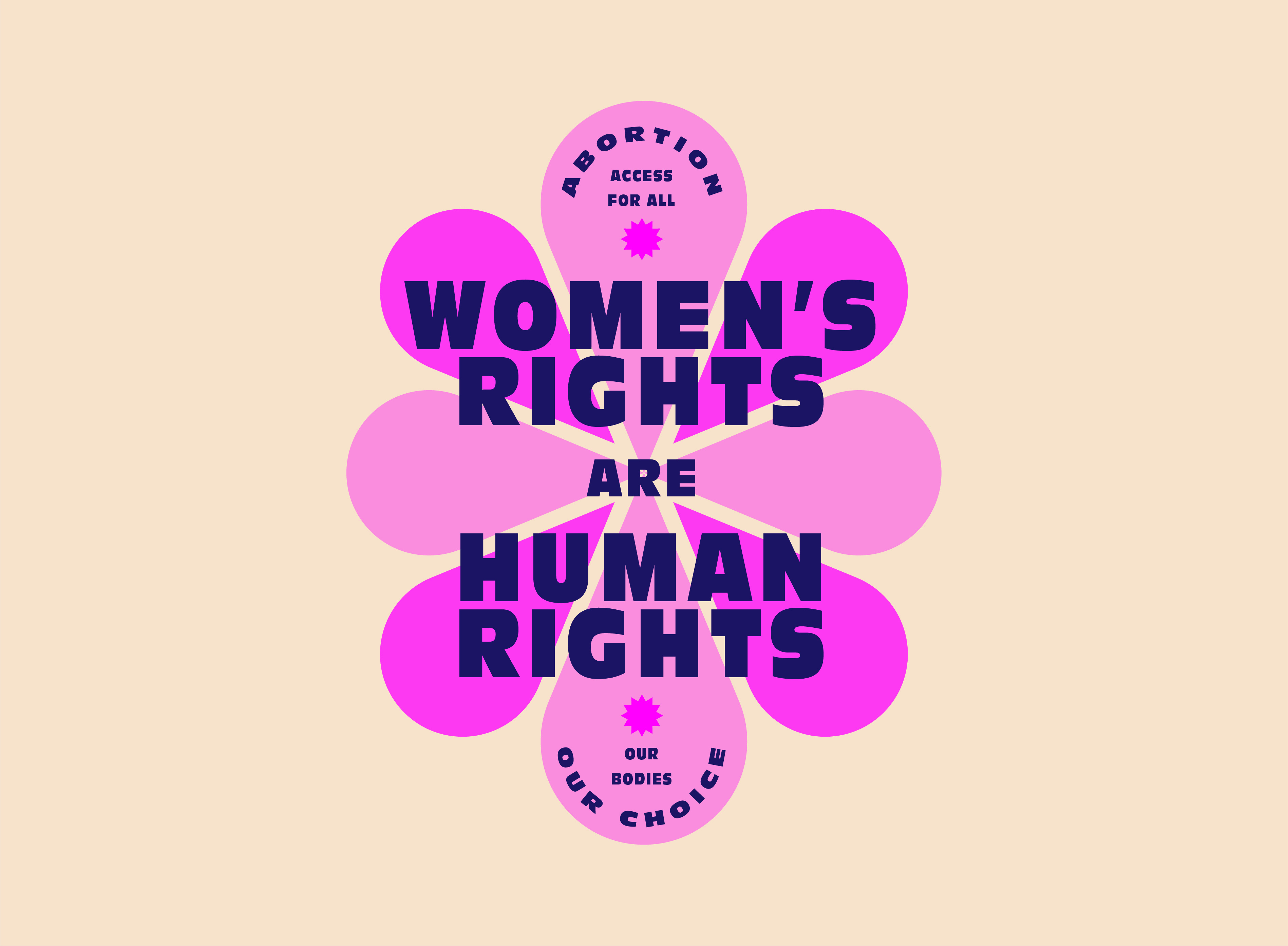 Women's Rights abortion flower illustration prochoice roe vs wade roevswade typography women womens rights
