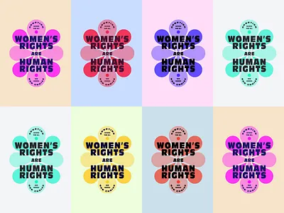 Women's Rights, Human Rights abortion flower human rights our bodies pro choice prochoice shape art typography womens rights
