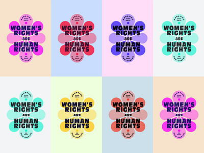 Women's Rights, Human Rights abortion flower human rights our bodies pro choice prochoice shape art typography womens rights