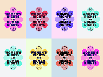 Women's Rights, Human Rights abortion flower human rights our bodies pro choice prochoice shape art typography womens rights