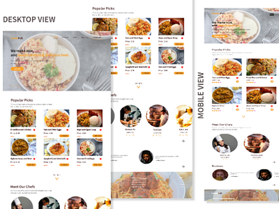 FoodFullz Restaurant Food Ordering Website food landing page resturant services ui