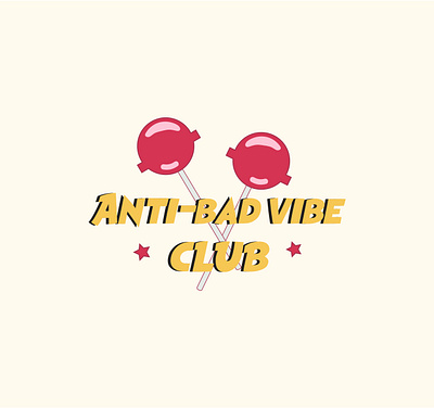 Anti bad vibe club adobe illustrator adobe photoshop art awesome awesomeness branding cool cute design designer