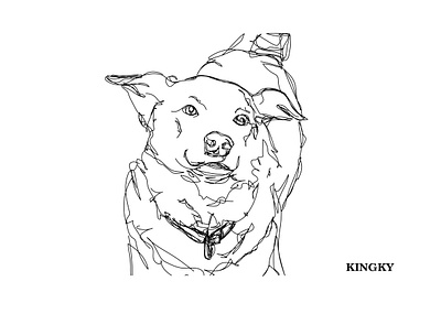 Portrait Lineart of my pet adobe illustrator adobe photoshop art awesome awesomeness branding cool design designer graphicdesign