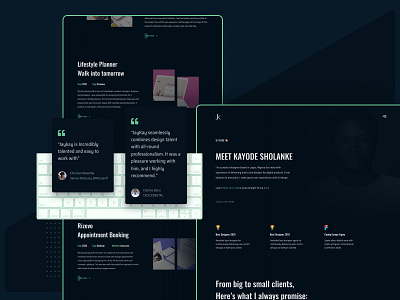 My Portfolio Website design landing page portfolio profile