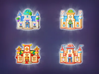 Maison icon game icon illustration playrix ui