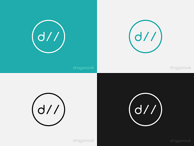 Personal Logo Redesign [draganovik] art blue brand branding clean design graphic design green icon identity illustrator logo logodesign logotype mockup modern photoshop poster sophisticated logo visual identity