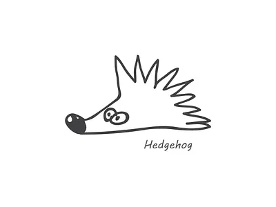 Cute Hedgehog. Children illustration animal children funny handdrawn hedgehog illustration illustrator kid kids vector
