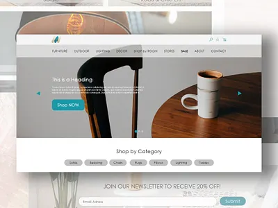 Furniture Store ecommerce furniture store webdesign website