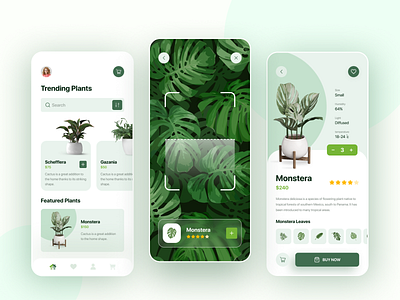 Plant Store App branding clean creative design ecommerce ecommerce app ecommerce business ecommerce design ecommerce shop flat flowers garden minimal plant shop store ui uidesign ux vector