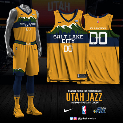 Salt Lake City Edition Concept jersey design sports branding