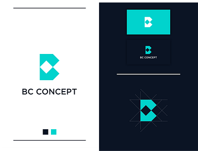 BC Concept Logo Designs app branding clean design flat icon logo logotype minimal modern simple vector